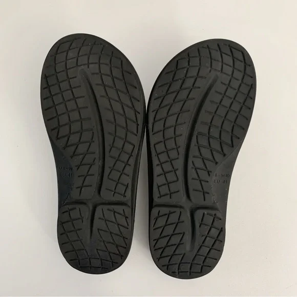OOFOS oOriginal Sport Sandals Black & Graphite ~ 8M/10W - Picture 8 of 9